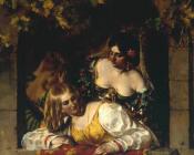 威廉埃蒂 - Window in Venice during a Festa